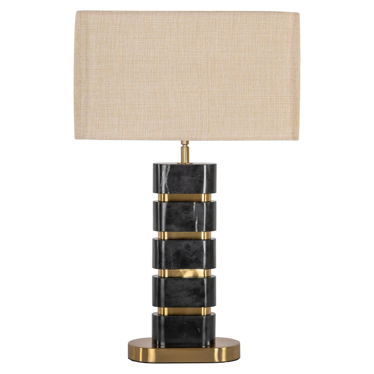Bordlampe Levina svart/gull Richmond Interiors Bordlampe