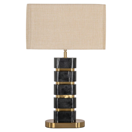 Bordlampe Levina svart/gull Richmond Interiors Bordlampe