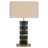 Bordlampe Levina svart/gull Richmond Interiors Bordlampe