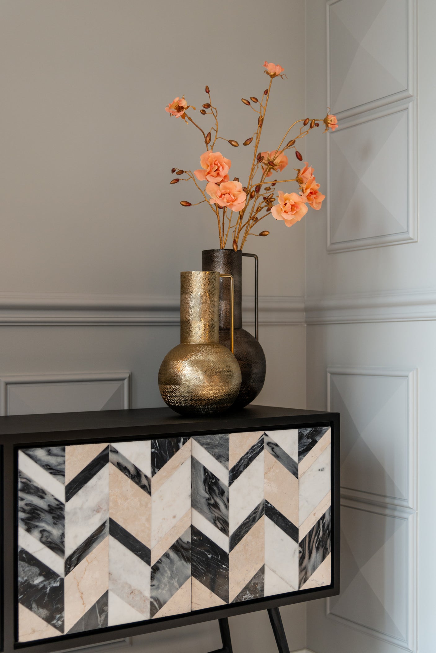 Vase Leia gull liten Richmond Interiors Vase