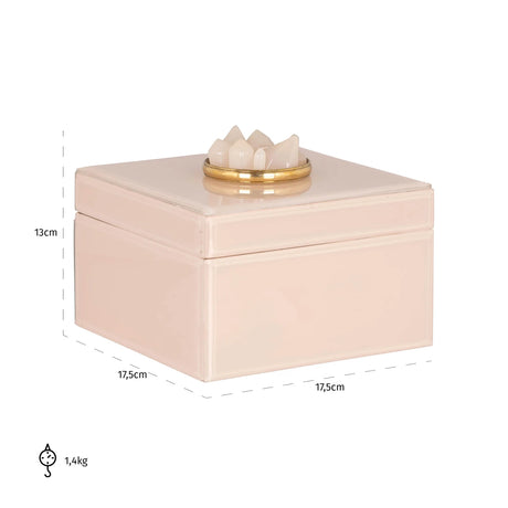 Oppbevaringsboks Jalisa rosa Richmond Interiors Oppbevaring
