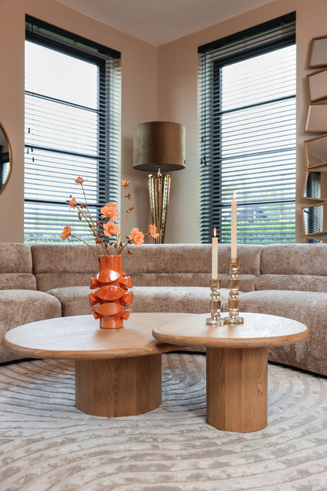 Salongbord Oakley naturlig eik sett med 2 Richmond Interiors Sofabord