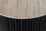 Salongbord Hampton mørk brun 90Ø Richmond Interiors Sofabord