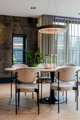 Spisebord Hampton svart oval 230 Richmond Interiors Spisebord