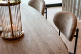 Spisebord Hampton svart oval 230 Richmond Interiors Spisebord