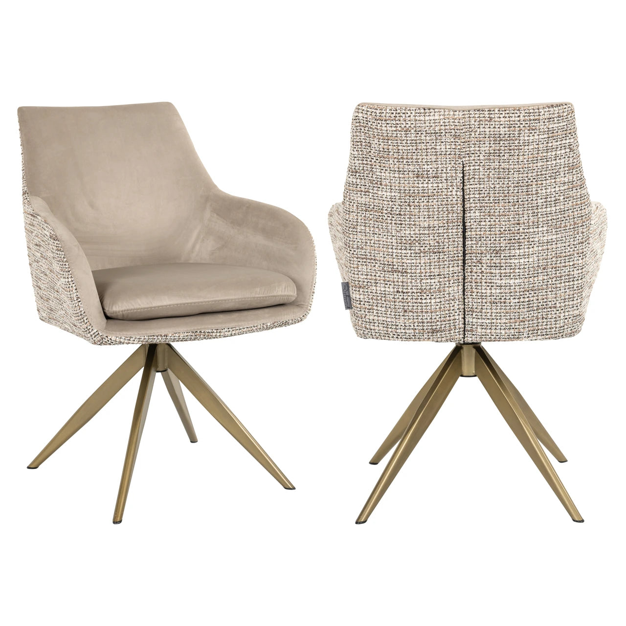 Spisestol Lisonne trendy natur svingbar Richmond Interiors Spisestol