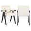 Spisestol Cooper hvit chenille Richmond Interiors Spisestol