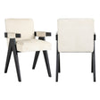 Spisestol Cooper hvit chenille Richmond Interiors Spisestol