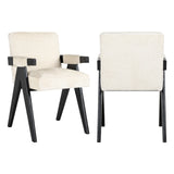 Spisestol Cooper hvit chenille Richmond Interiors Spisestol