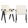 Spisestol Cooper hvit chenille Richmond Interiors Spisestol