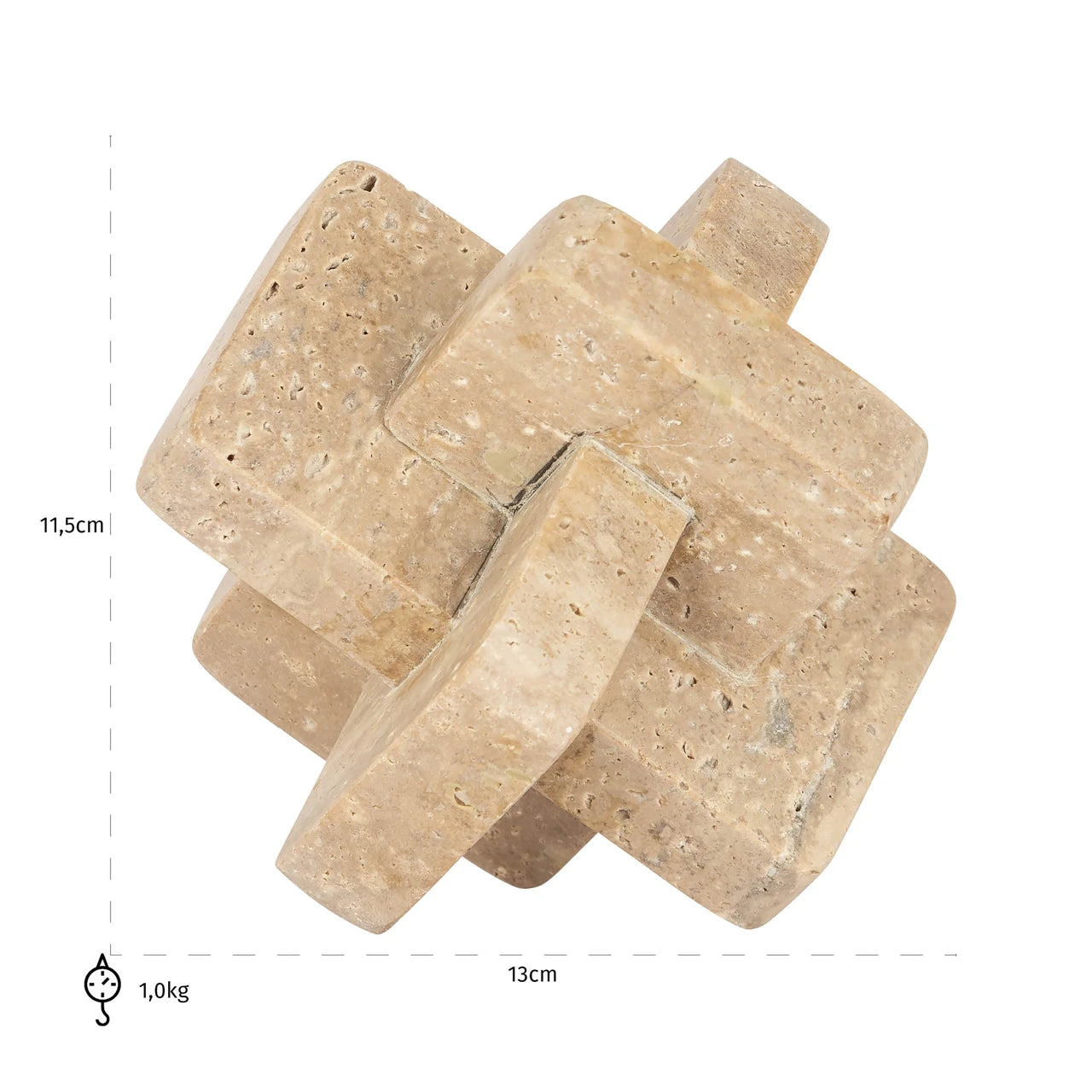 Dekorativ gjenstand Mony beige Richmond Interiors Pynteartikler