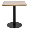Bistrobord Brazza beige 70x70 Richmond Interiors Bordlampe