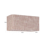 Lampeskjerm Live trendy rose rektangel stor Richmond Interiors Lampeskjerm