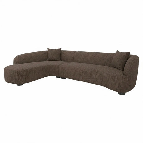 Sofa Pandora brun chunky lounge venstre Richmond Interiors Sofa