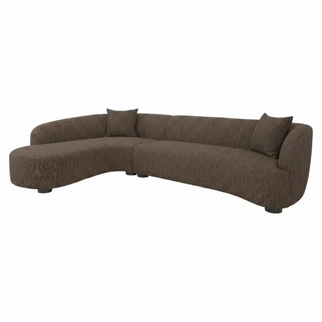 Sofa Pandora brun chunky lounge venstre Richmond Interiors Sofa