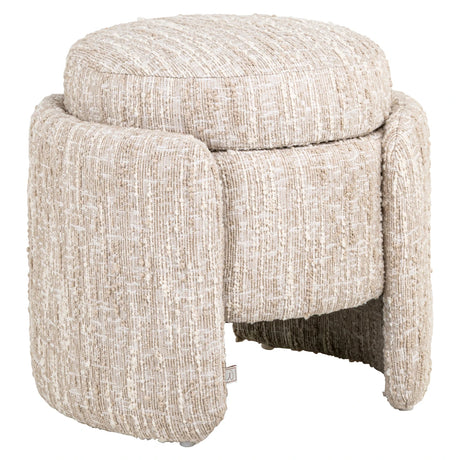 Pouffe & fotstøtte Cupid beige angora med oppbevaring Richmond Interiors Pall