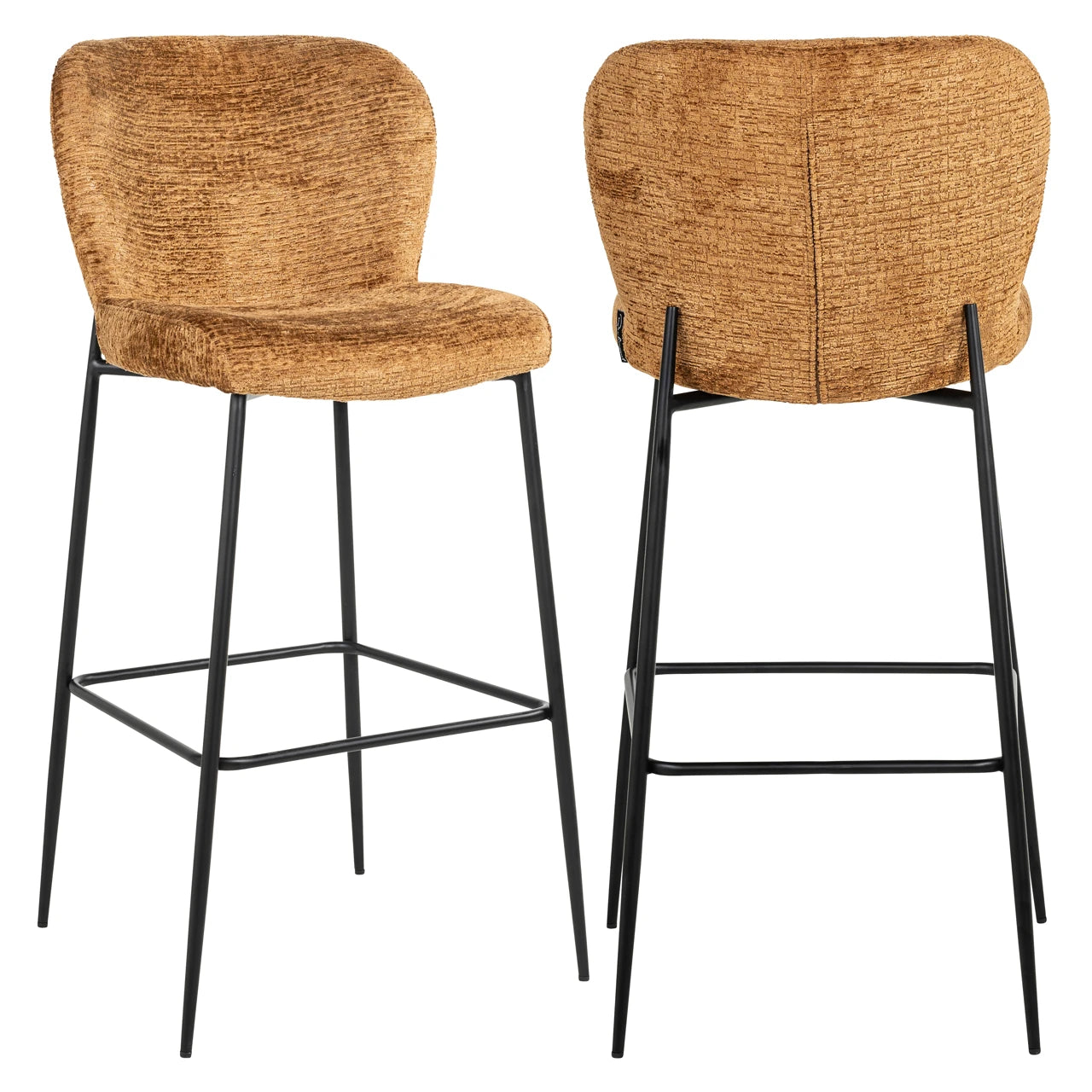 Bar stool Darby cognac fusion Richmond Interiors Barstol