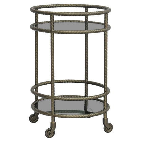 Trolley Macallan messing antikk Richmond Interiors Oppbevaring