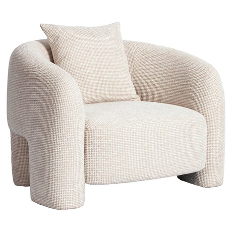 Lenestol Tuscany beige blokkvev Richmond Interiors Lenestol