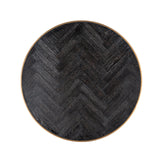 Salongbord Blackbone Brass svart rustikk sett med 2 Richmond Interiors Sofabord