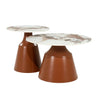 Kaffebord Roka sett med 2 By-Boo Sidebord