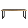 Spisebord Bloomville messing shagreen inkl. glassplate 200 Richmond Interiors Spisebord