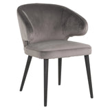 Spisestol Indigo stein fløyel Richmond Interiors Spisestol