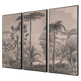 Veggkunst Rhapsody brun sett med 3 Richmond Interiors Bilde