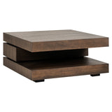 Bord i eik Oakura brun 90x90 Richmond Interiors Sofabord