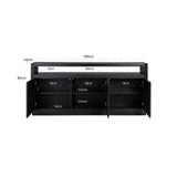 Skjenk Oakura svart Richmond Interiors Skjenk