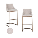 Barkrakk Bolton natural renegade sett med 2 Richmond Interiors Barstol