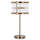 Bordlampe Loiza børstet gull Richmond Interiors Bordlampe