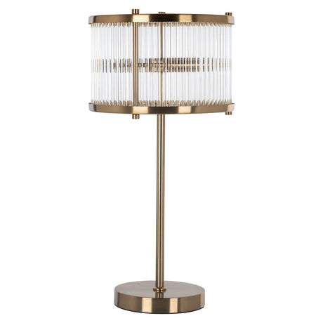 Bordlampe Loiza børstet gull Richmond Interiors Bordlampe