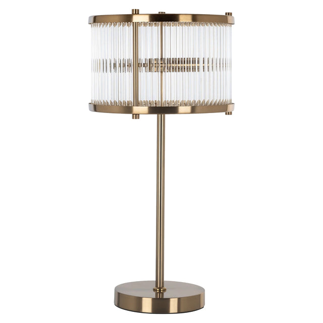 Bordlampe Loiza børstet gull Richmond Interiors Bordlampe