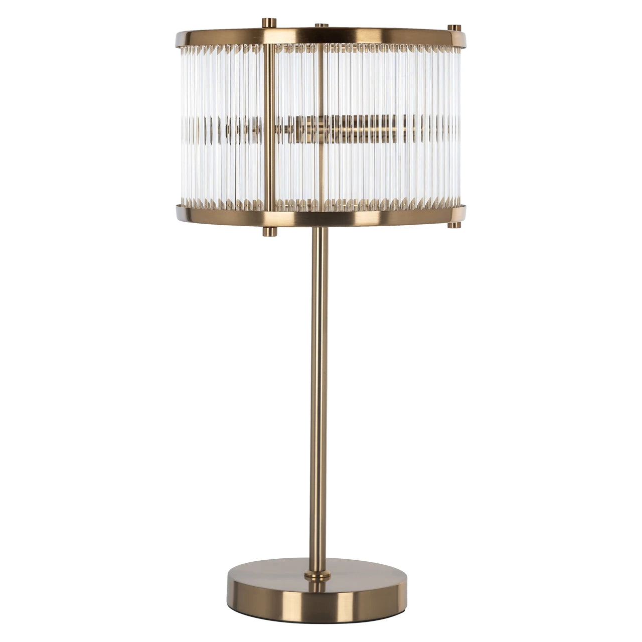 Bordlampe Loiza børstet gull Richmond Interiors Bordlampe