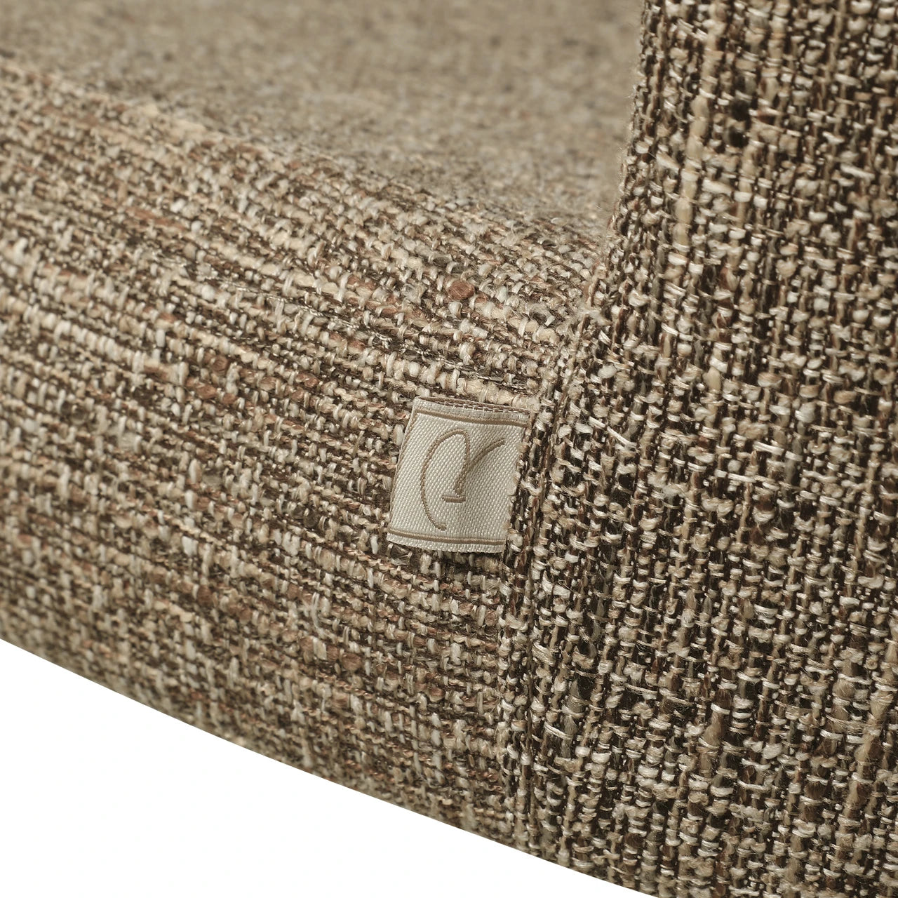 Spise stol Odarby brun tweed flammehemmende Sett med 2 Richmond Interiors Spisestol