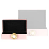 Oppbevaringsboks Jamila rosa liten Richmond Interiors Oppbevaring