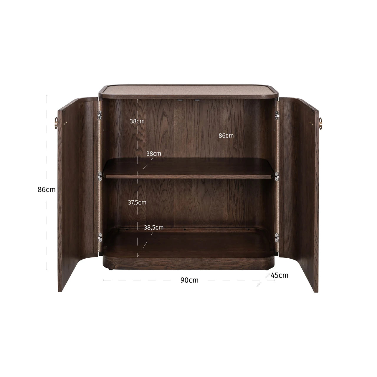 Sideboard Willox beige 2-doors Richmond Interiors Skjenk