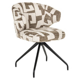 Spisestol Milly moss graffic swivel Richmond Interiors Spisestol