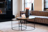 Salongbord Asher champagne gull sett med 2 Richmond Interiors Sofabord