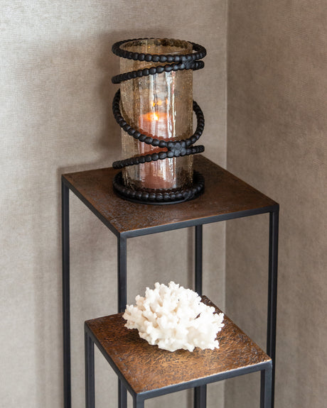 Orkanlampe Edison svart Richmond Interiors Lanterne og lysglass