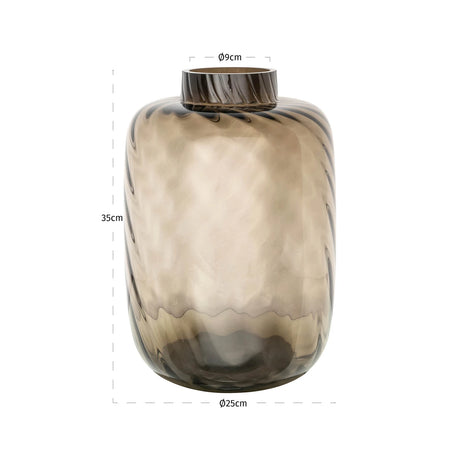 Vase Elora brun stor Richmond Interiors Vase