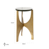 Endebord Avery gull Richmond Interiors Sidebord
