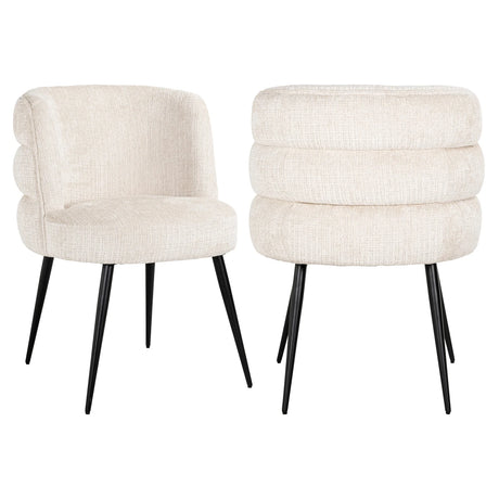 Spisestuestol Stella niagara beige flammehemmende Richmond Interiors Spisestol