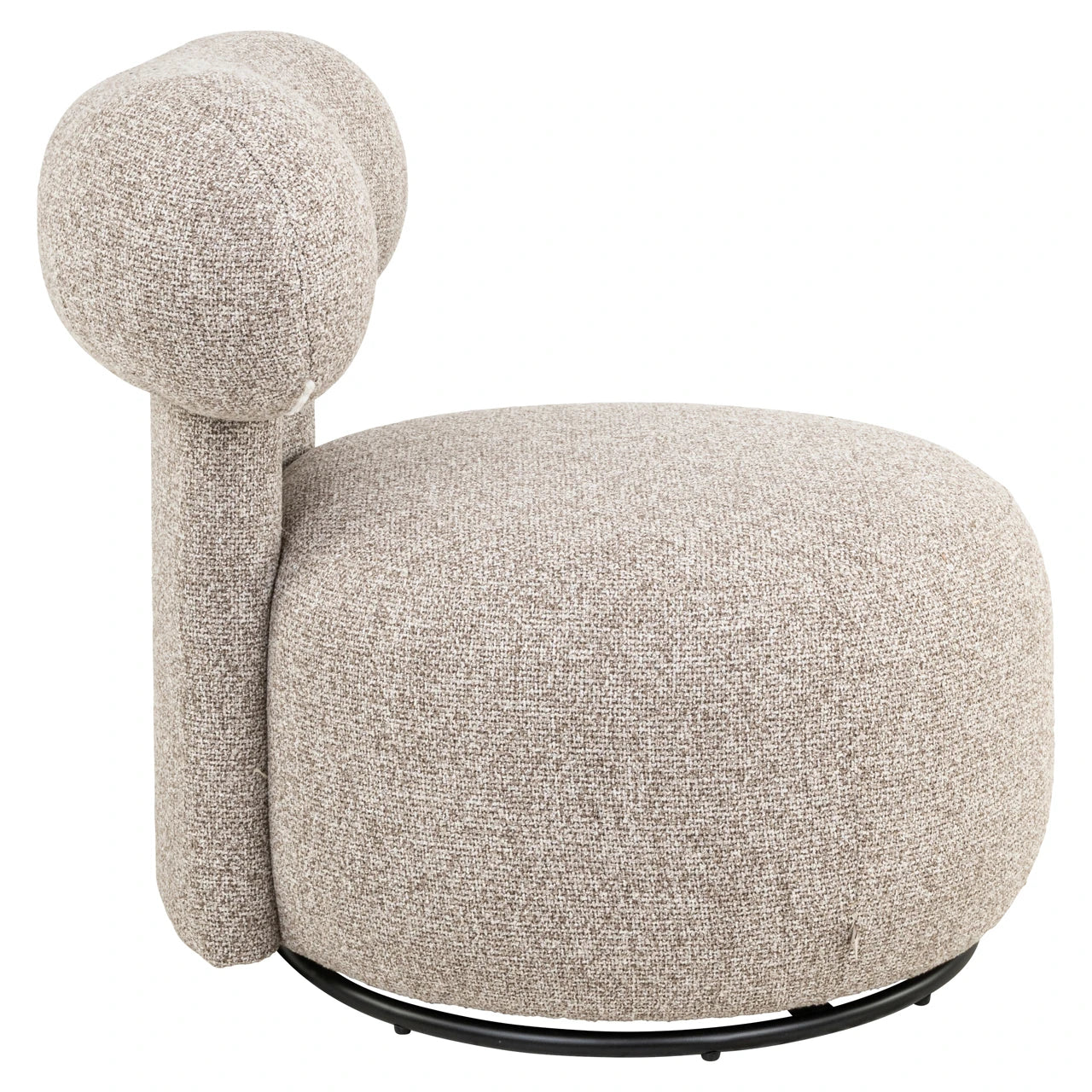 Lounge chair Kaya cayenne brown swivel Richmond Interiors Lenestol
