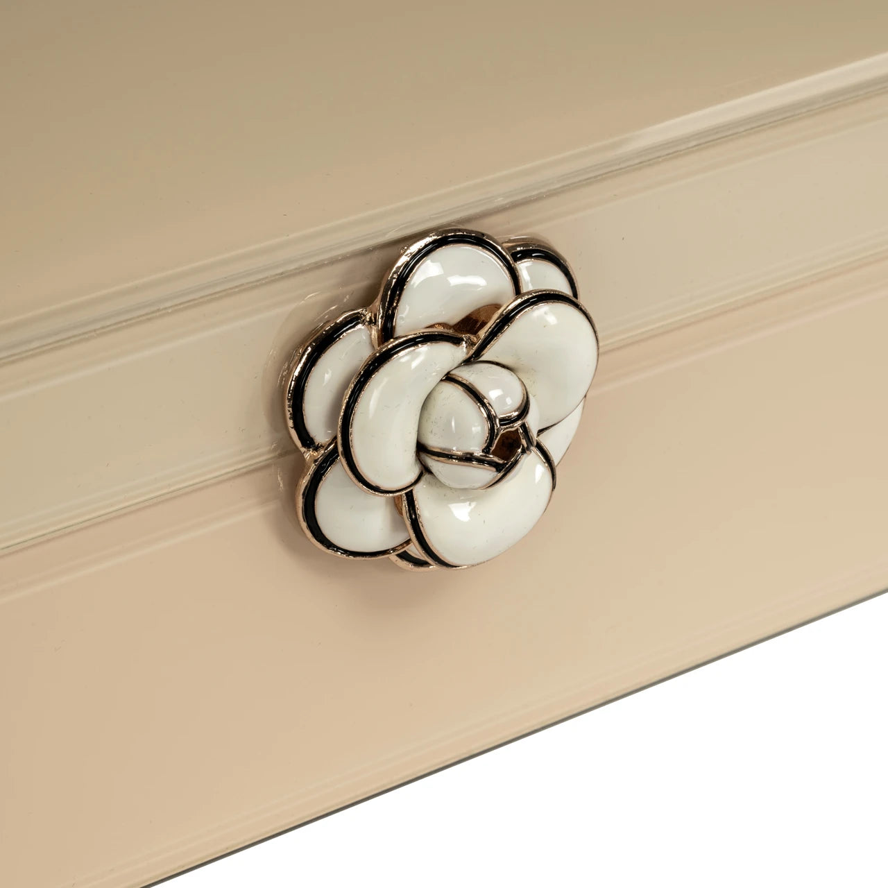 Oppbevaringsboks Abbey elfenben liten Richmond Interiors Oppbevaring