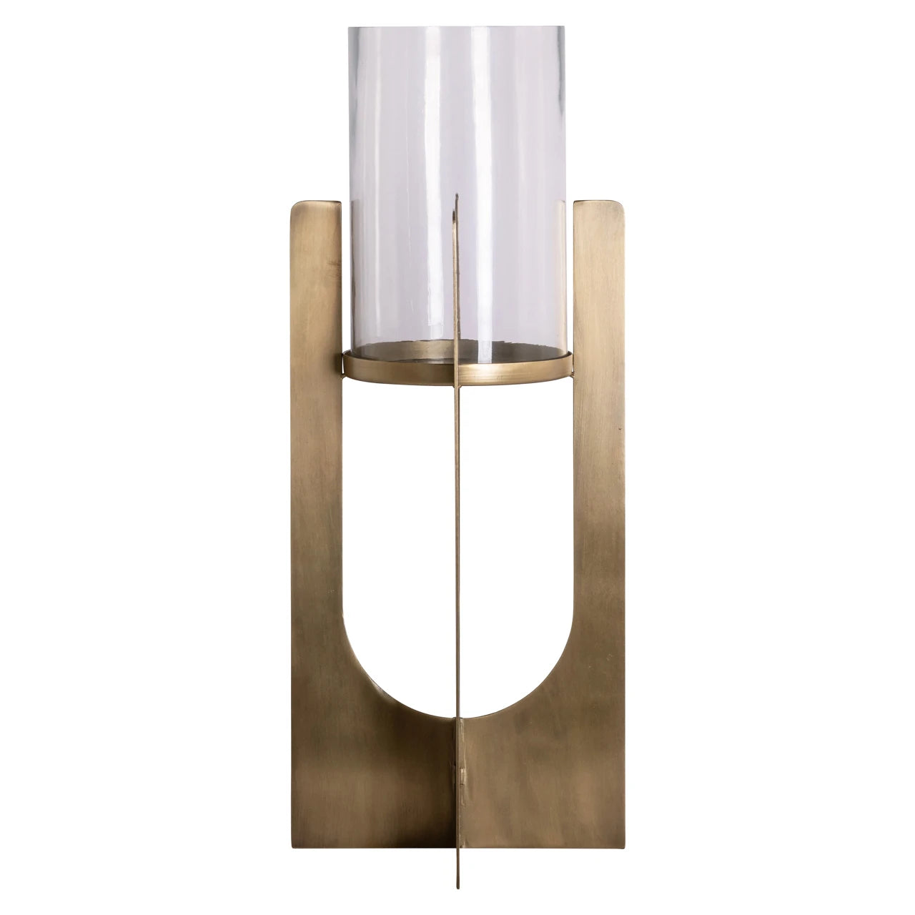 Hurricane light Dalou gold large Richmond Interiors Lanterne og lysglass