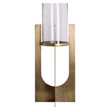 Hurricane light Dalou gold large Richmond Interiors Lanterne og lysglass