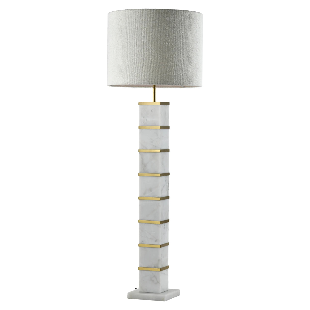 Gulvlampe Celinae hvit inkludert lampeskjerm Richmond Interiors Gulvlampe