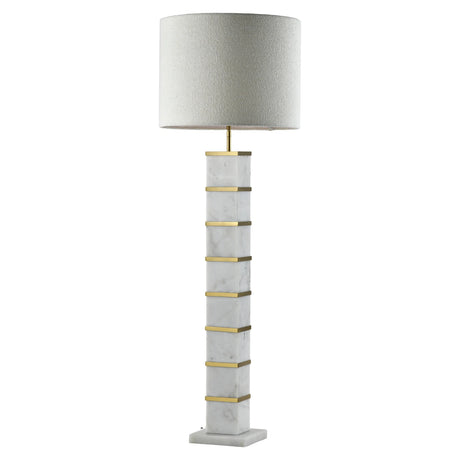 Gulvlampe Celinae hvit inkludert lampeskjerm Richmond Interiors Gulvlampe